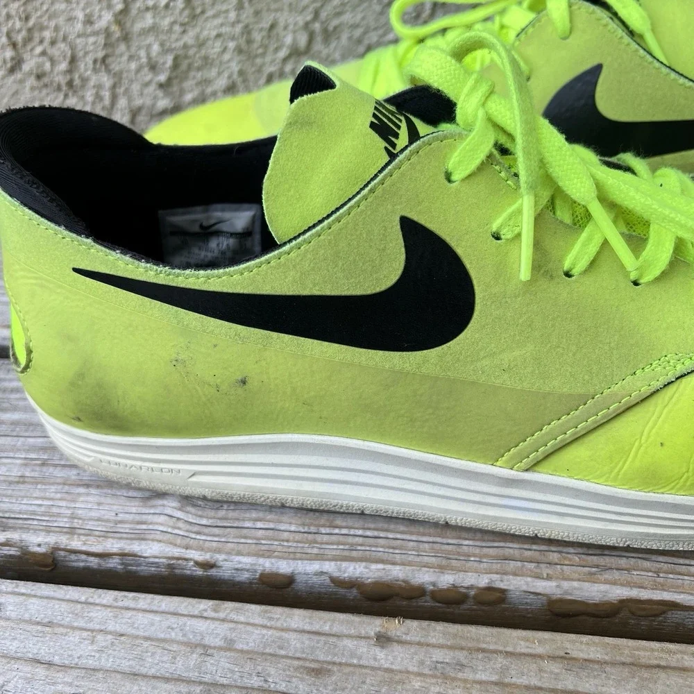 Nike Shoes Men Size 13 SB Lunarlon Oneshot Volt Neon Green